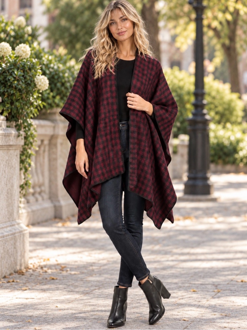 Woolrich Reversible Blanket Wrap
